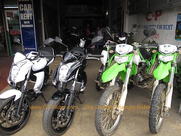 Honda motorcycles in chiang mai